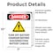 Signmission Turn Off Battery Charger, 7 in W x Rectangle, Vinyl Decal OS-2PACK-DS-D-710-V-1593 - alternate 2